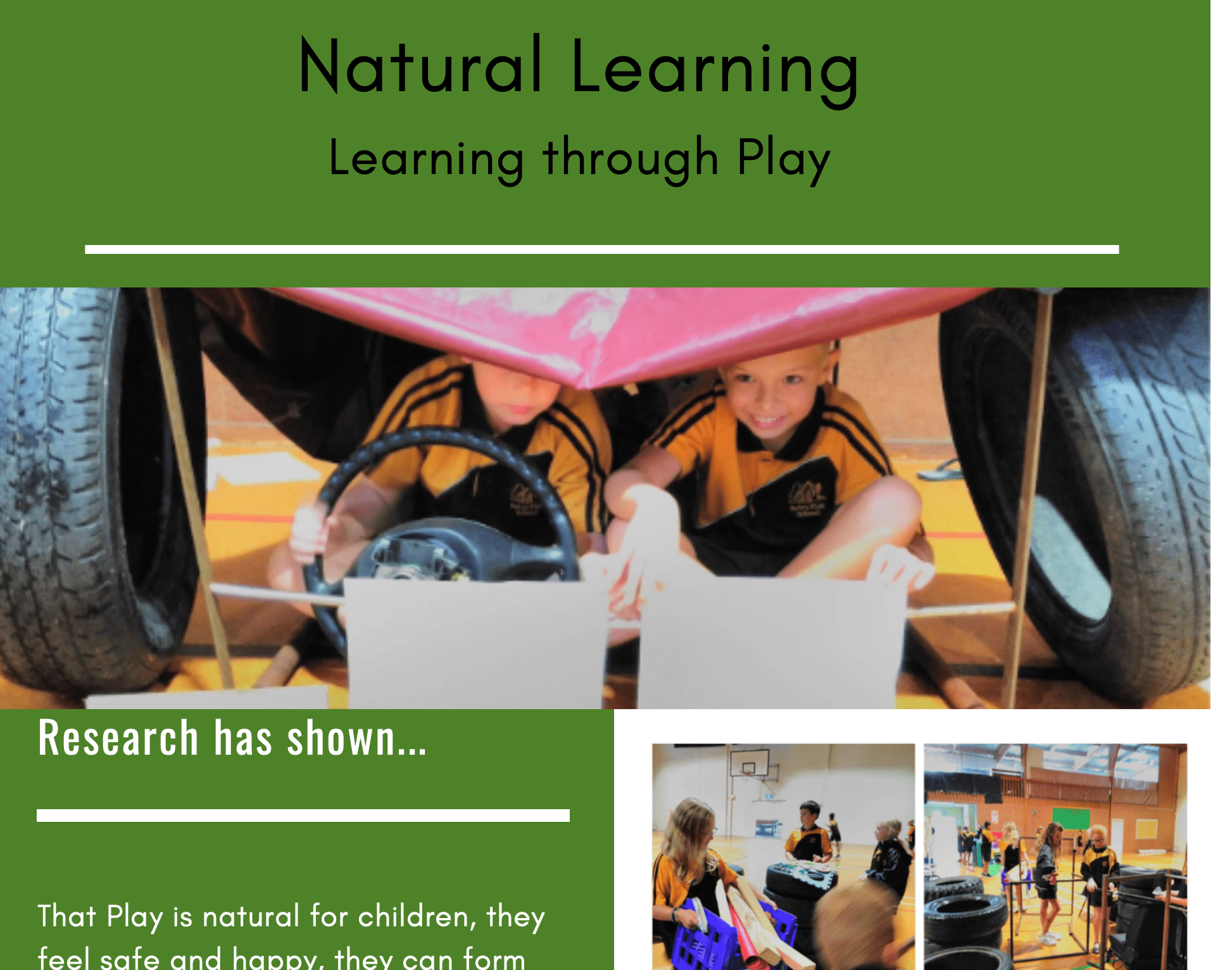 Natural Learning and Play - 2022 Newsletter